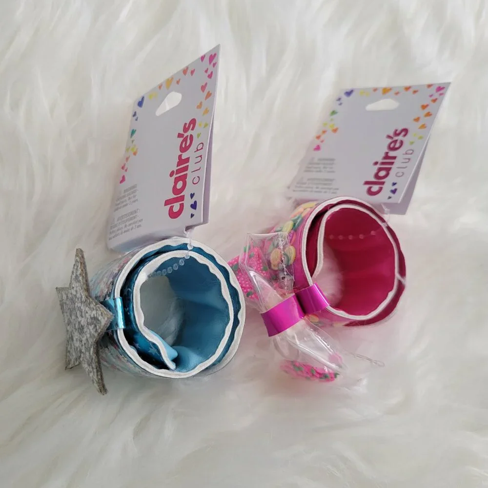 Claire's Slap Bracelet Set
